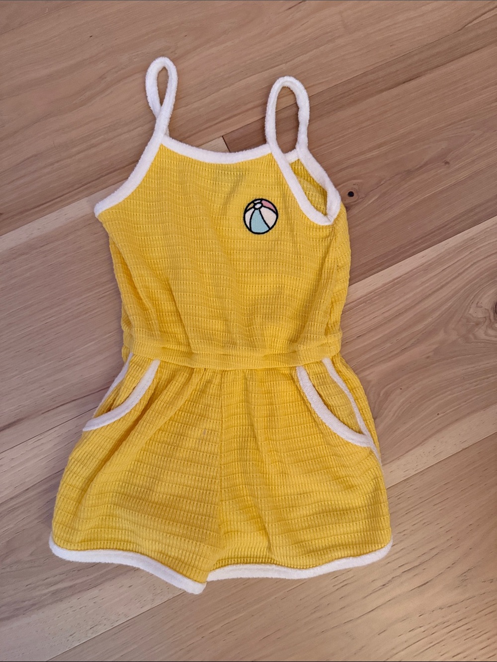 Old Navy Sleeveless Textured Knit Romper 3T